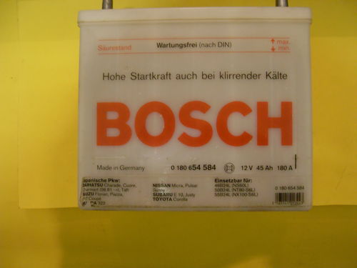 Original Bosch Youngtimer Batterie trocken für Japaner