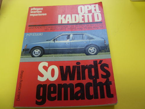 Opel Kadett D Caravan (08/79 - 08/84) 1,2 -1,3 u. 1,6 - 1,8 inkl. 115 PS